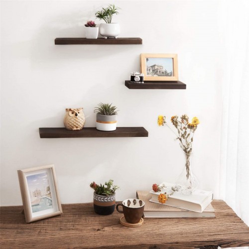 Wood Modern Floating Shelves