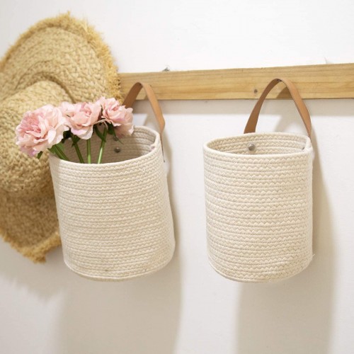 Cotton Rope Hanging Baskets