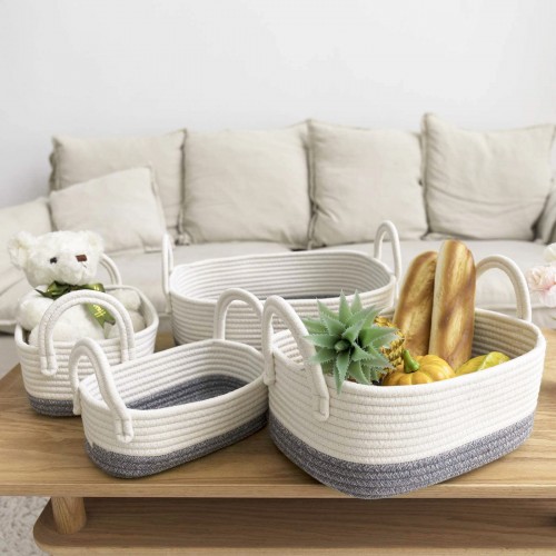 Stackable Baskets with Handles
