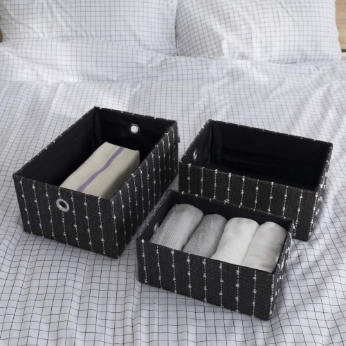 Dotted Paper Rope Boxes