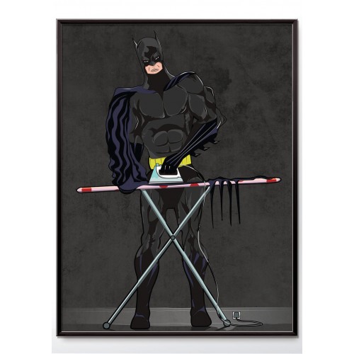 Batman Iron(ing) Man Poster