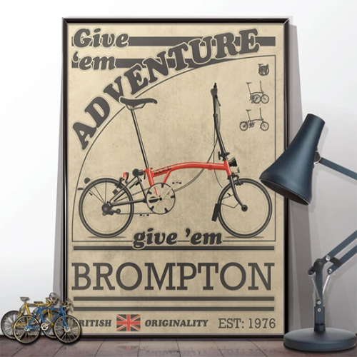 Brompton Vintage Advert Poster
