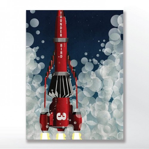 Thunderbird 3 Rocket Poster