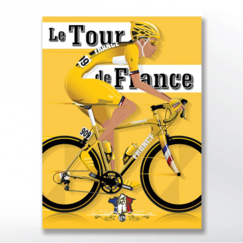 Tour de France Bicycle Poster