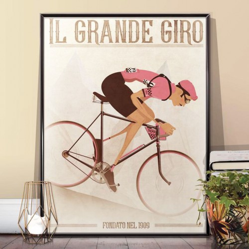 Giro d'Italia Vintage Style Poster