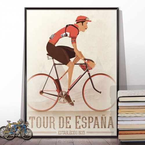Vuelta a España Vintage Style Poster