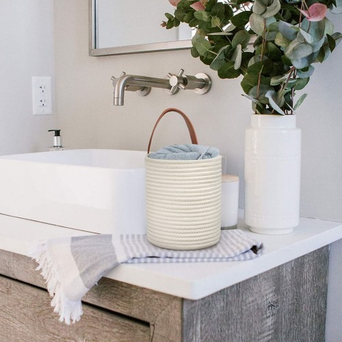 Modern White Hanging Baskets