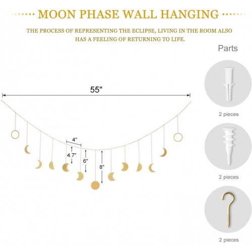 Gold Moon Wall Hanging