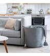 Grey Large Storage Basket