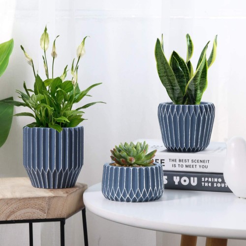 Geometric Cement Succulent Pot