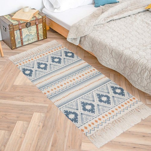 Geometric Cotton Area Rug