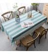 Cotton Linen Rectangular Tablecloth
