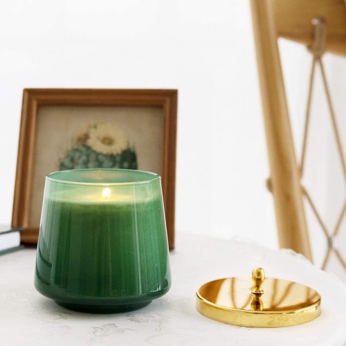 Scented Candle Oval Glass Jar