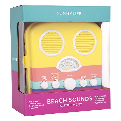Sunnylife Beach Sounds Speaker & Radio