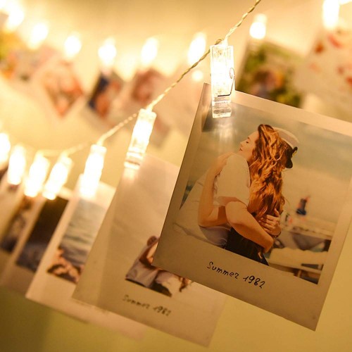 5M Photo Clip String Lights LED Lights Colorful Clips for Hanging Pictures Photo 